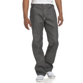 Sean John Men's Metallic Strip Jean